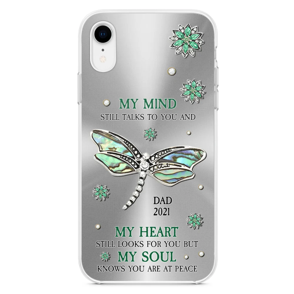 Dragonfly My Mind My Heart My Soul - Personalized Custom Phone Case - Image 23