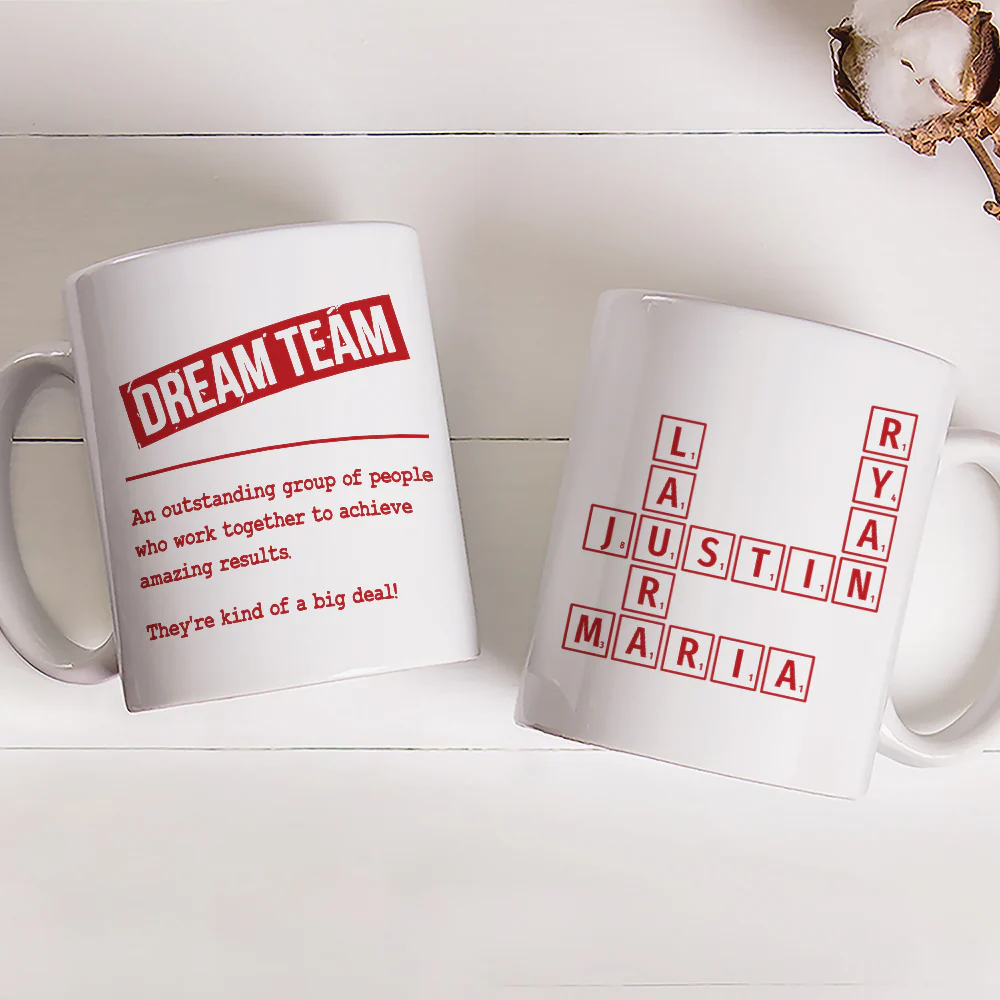 Dream Team 2025 - Personalized Custom Coffee Mug - Image 2