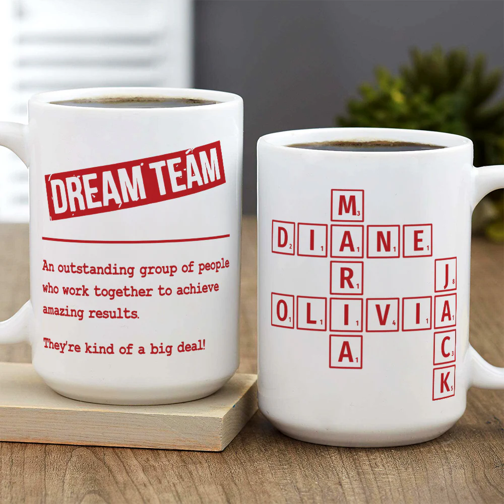 Dream Team 2025 - Personalized Custom Coffee Mug - Image 4