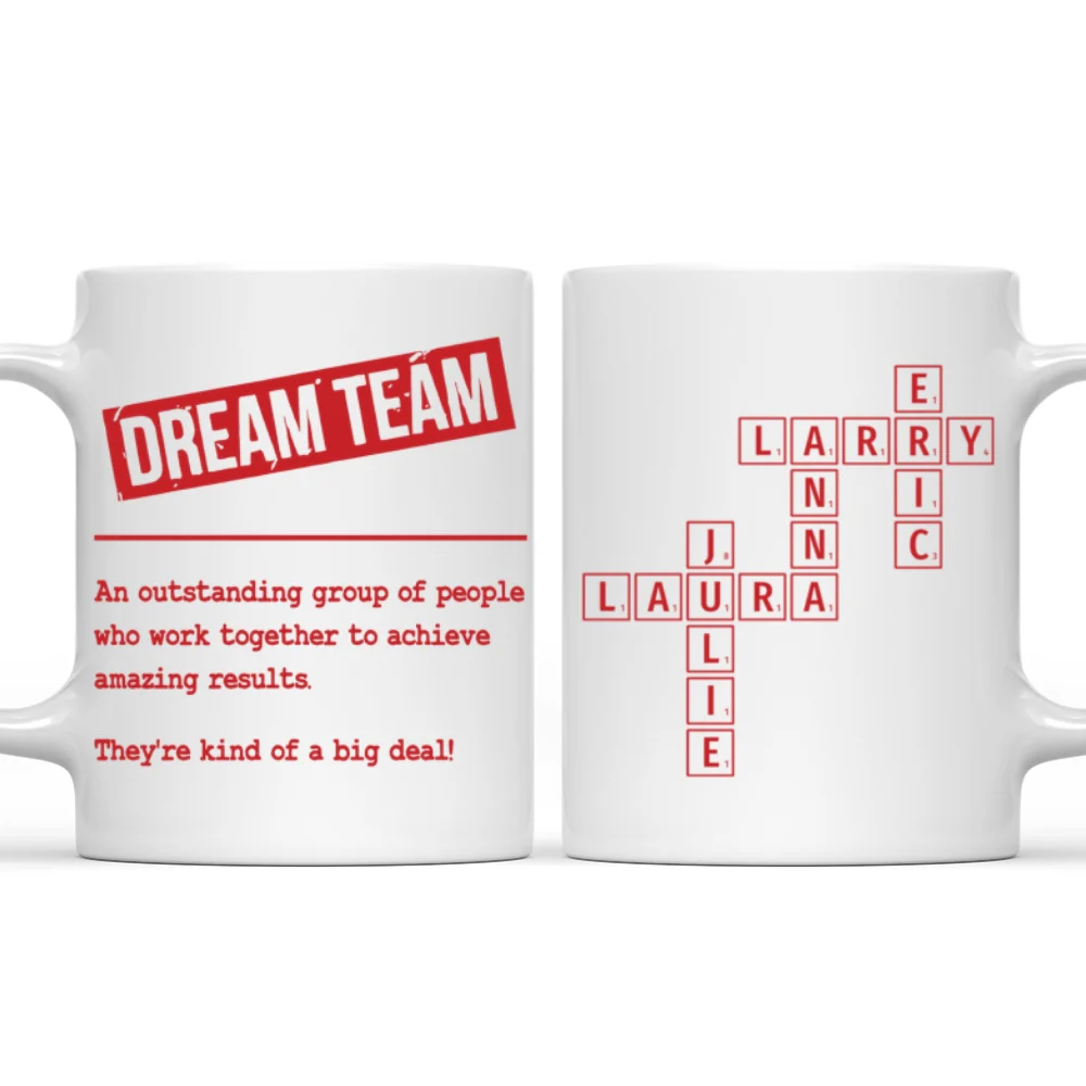 Dream Team 2025 - Personalized Custom Coffee Mug - Image 6
