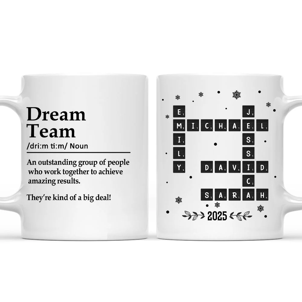 Dream Team - Personalized Custom Coffee Mug