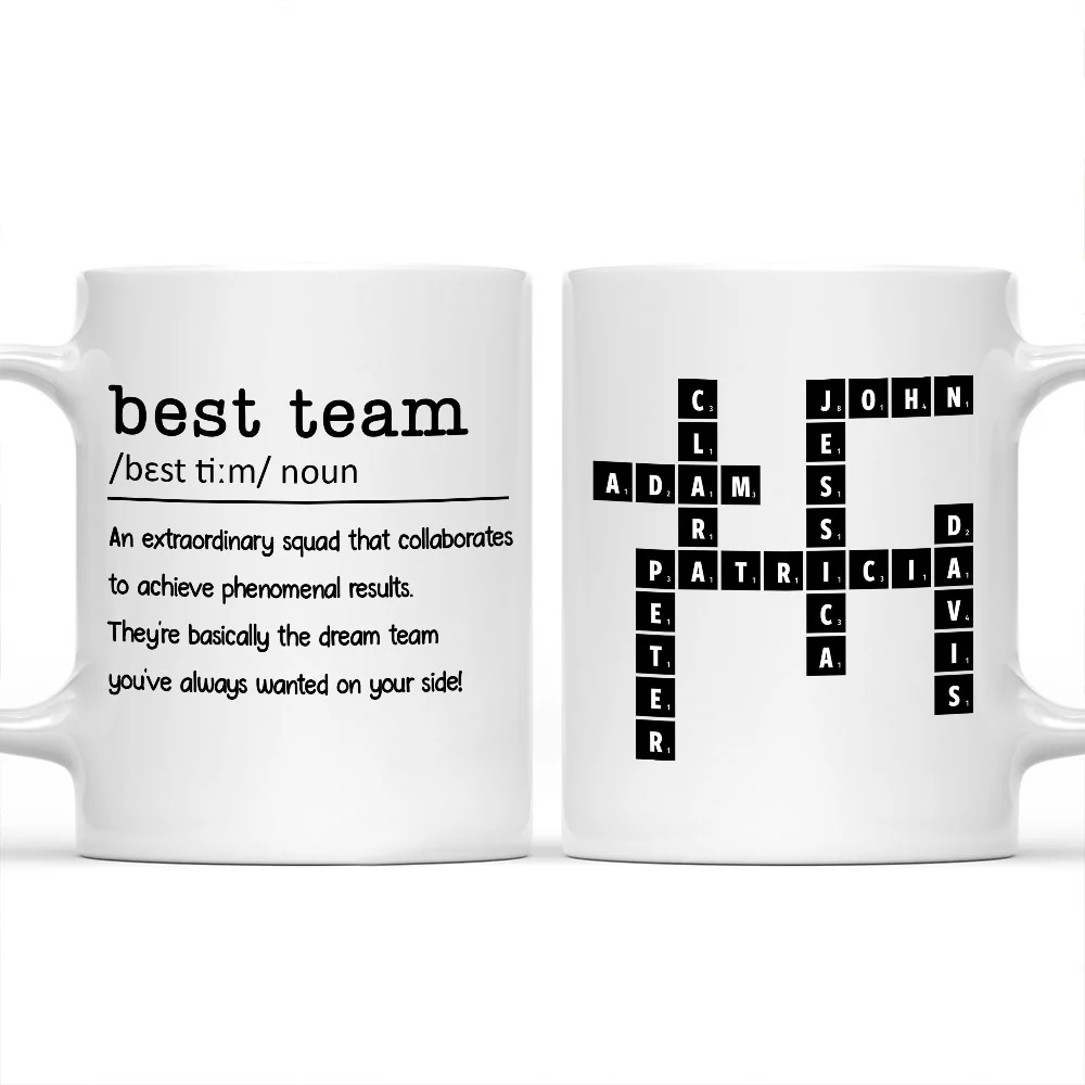 Dream Team - Personalized Custom Coffee Mug