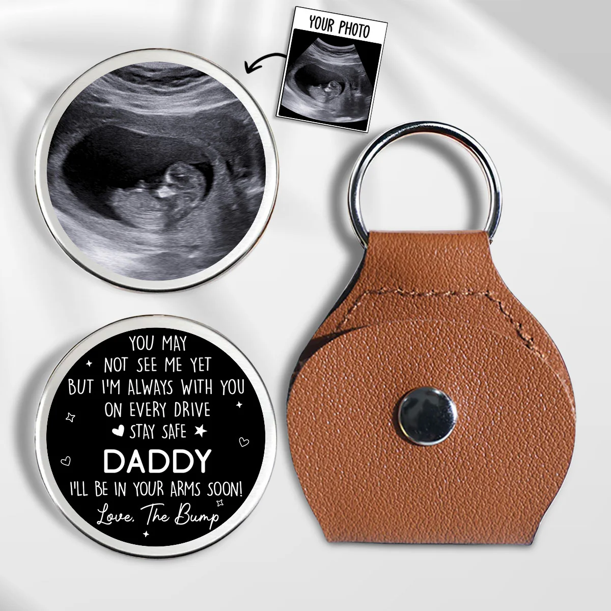 Drive Safe Daddy - Personalized Custom Pocket Hug