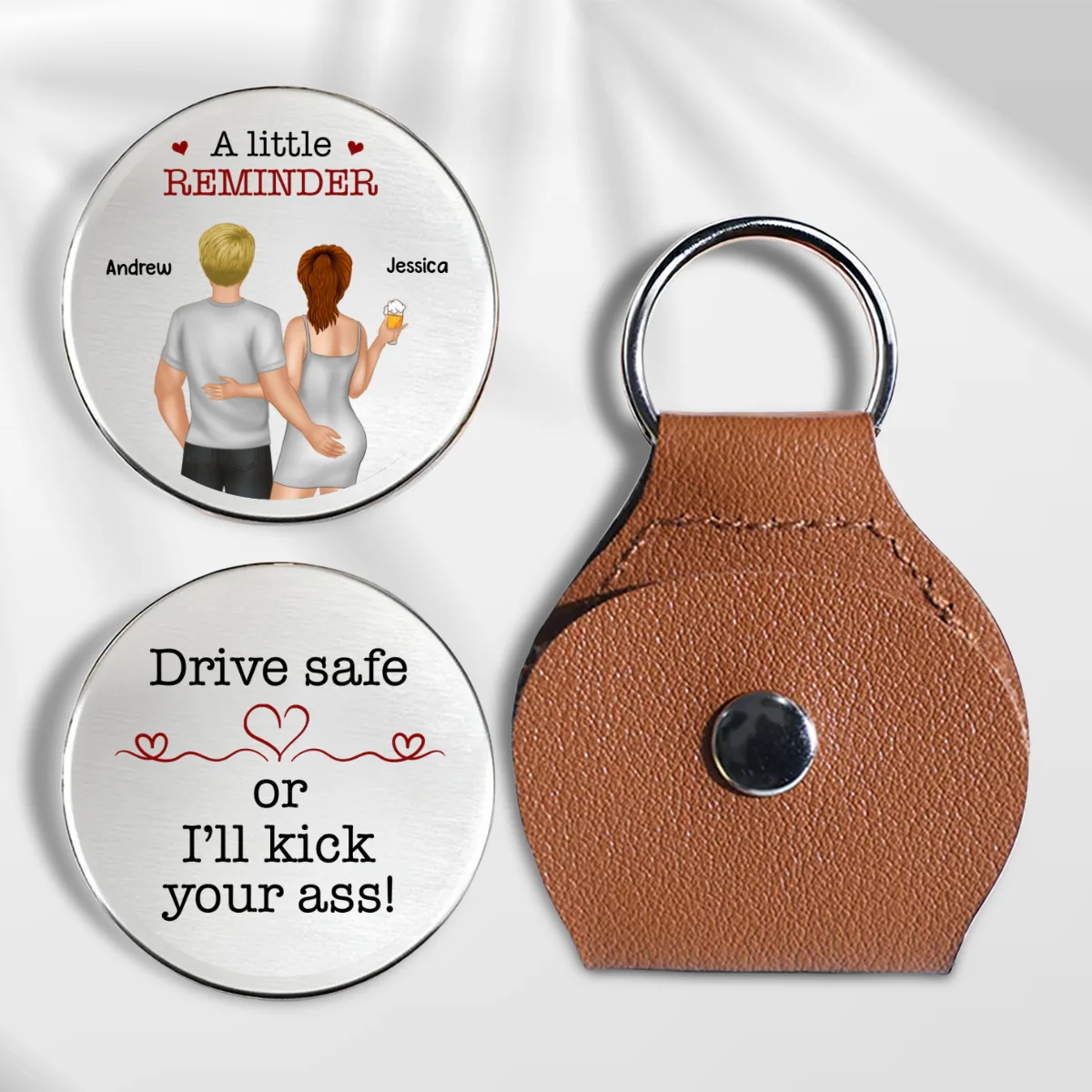 Drive Safe Handsome - Personalized Custom Pocket Hug - Image 6