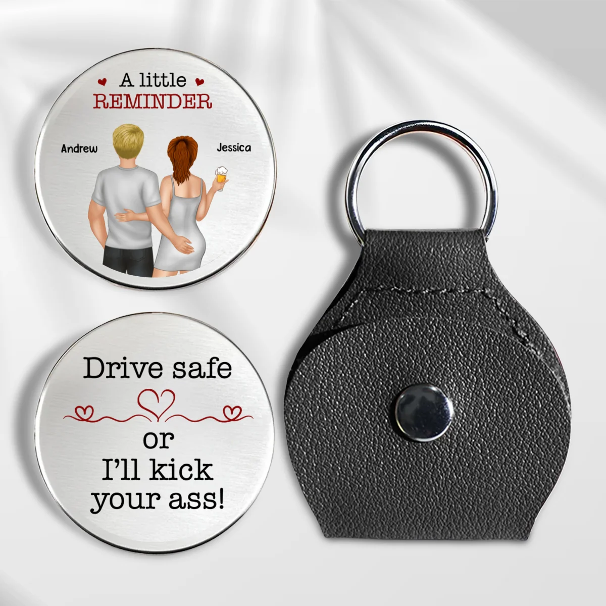 Drive Safe Handsome - Personalized Custom Pocket Hug - Image 7
