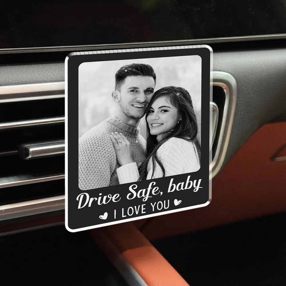 Drive Safe I Love You - Personalized Custom Car Vent Clip - Image 3