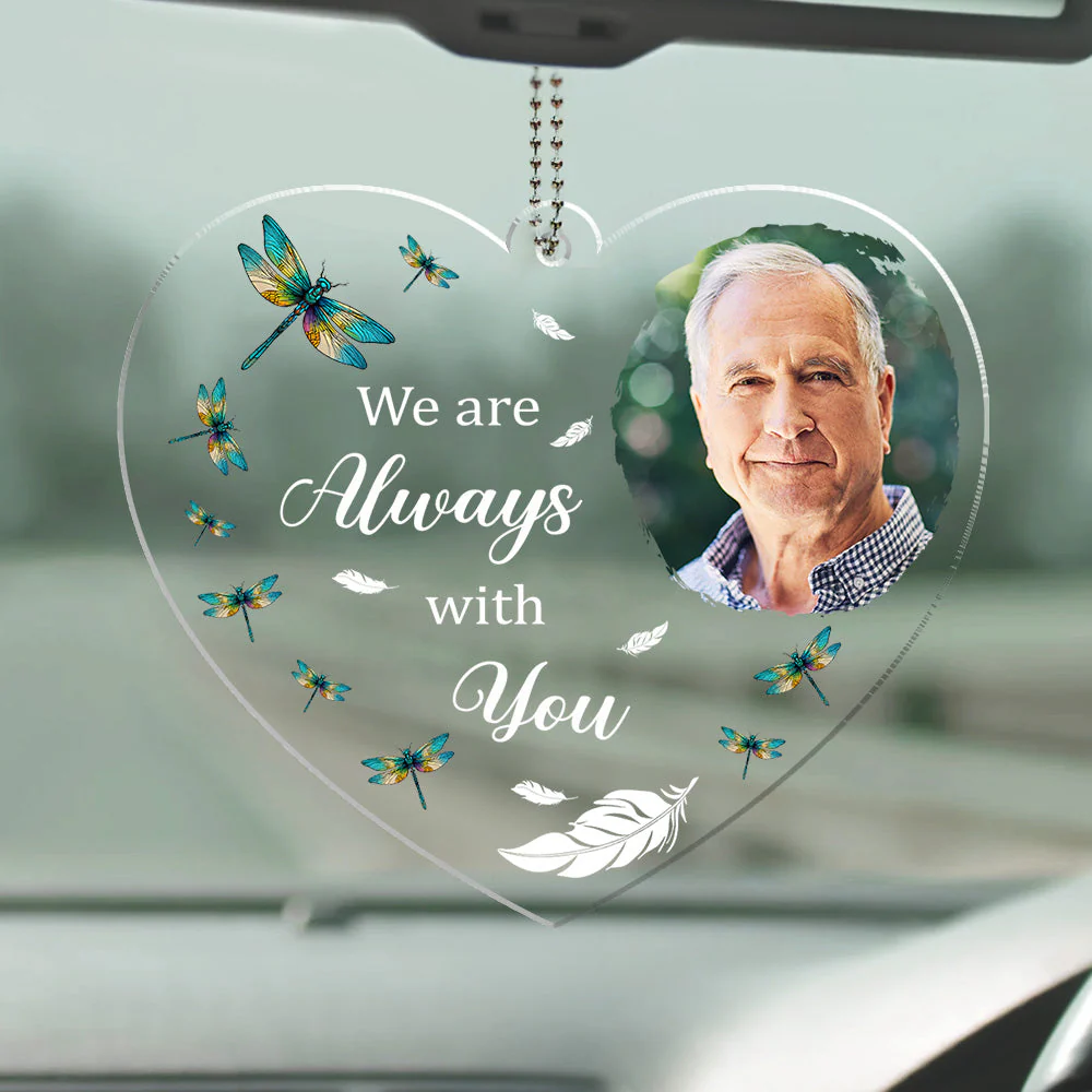 Drive With My Dad - Personalized Acrylic Car Ornament - Image 3