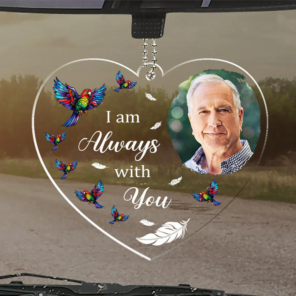 Drive With My Dad - Personalized Acrylic Car Ornament - Image 5