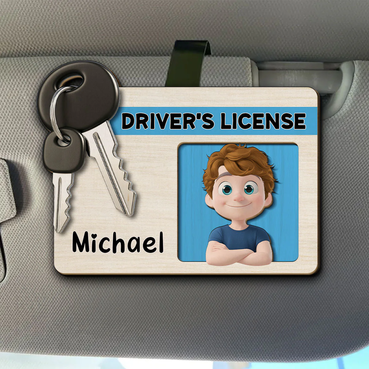 Drivers License - Personalized Custom Car Visor Clip