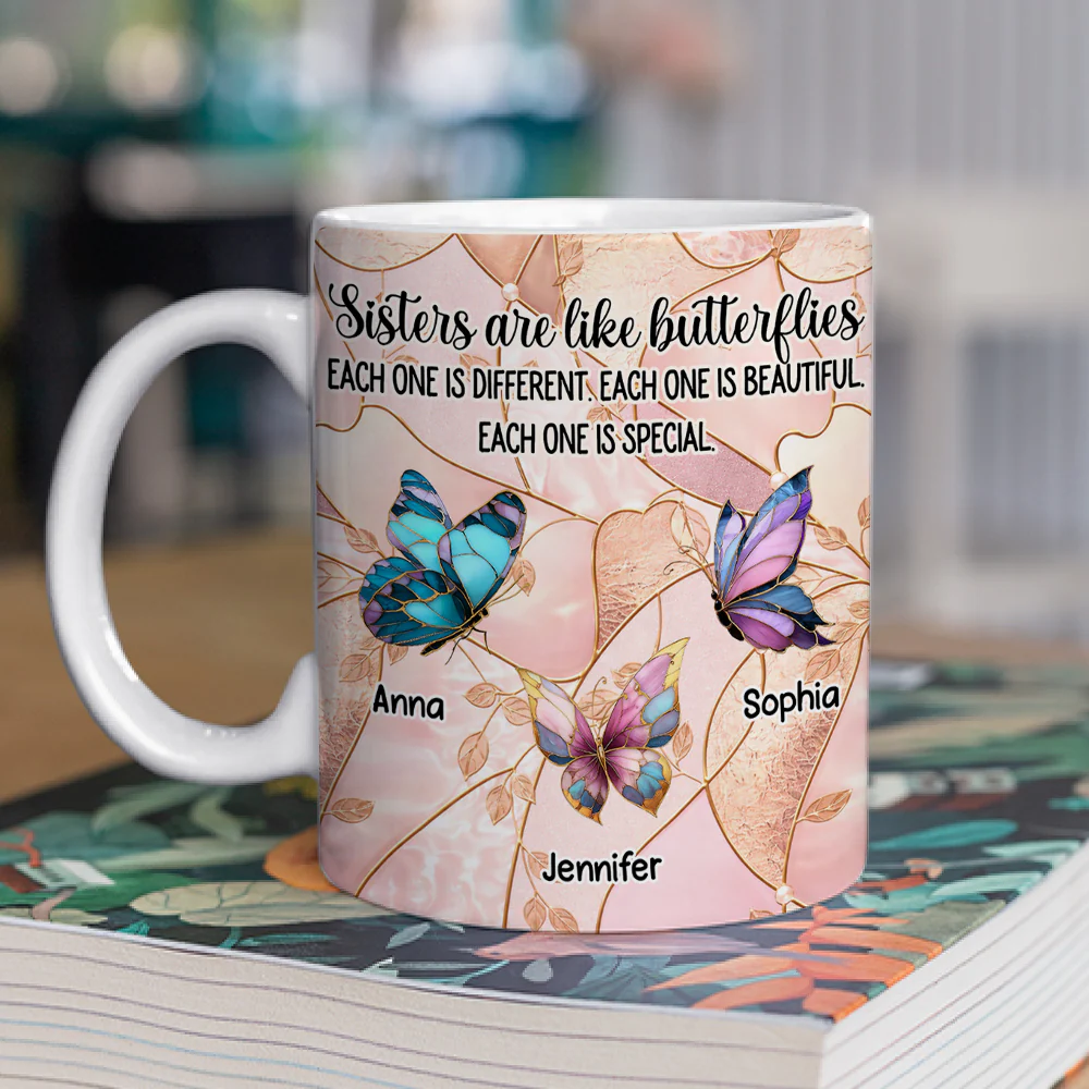 Each Sister Is Special - Personalized Custom Coffee Mug - Image 2