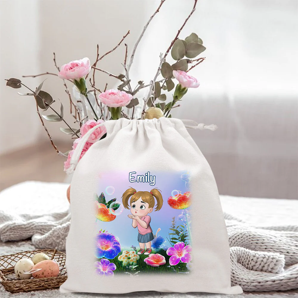 Easter Blooms Of Joy - Personalized Custom Favor Bag - Image 5