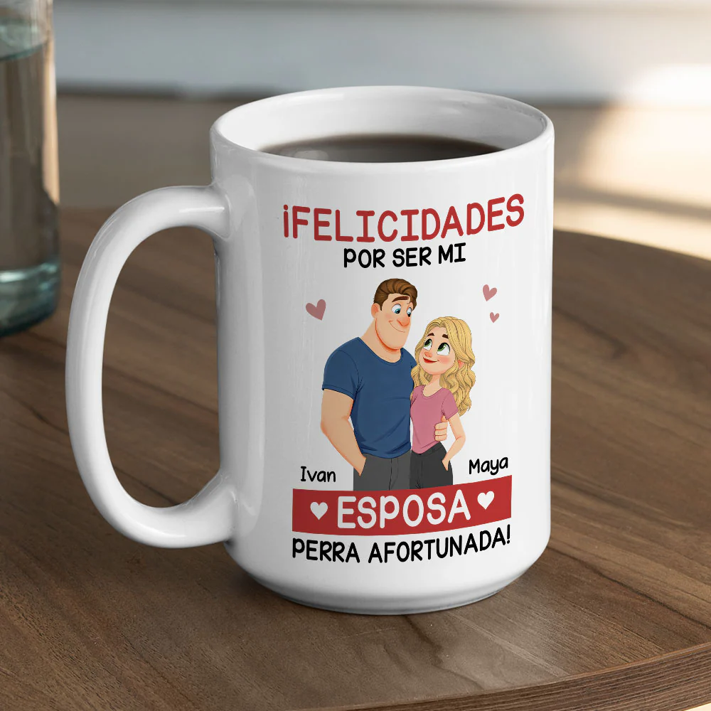 El amor eres tĂș - Taza de cafĂ© personalizada - Image 5