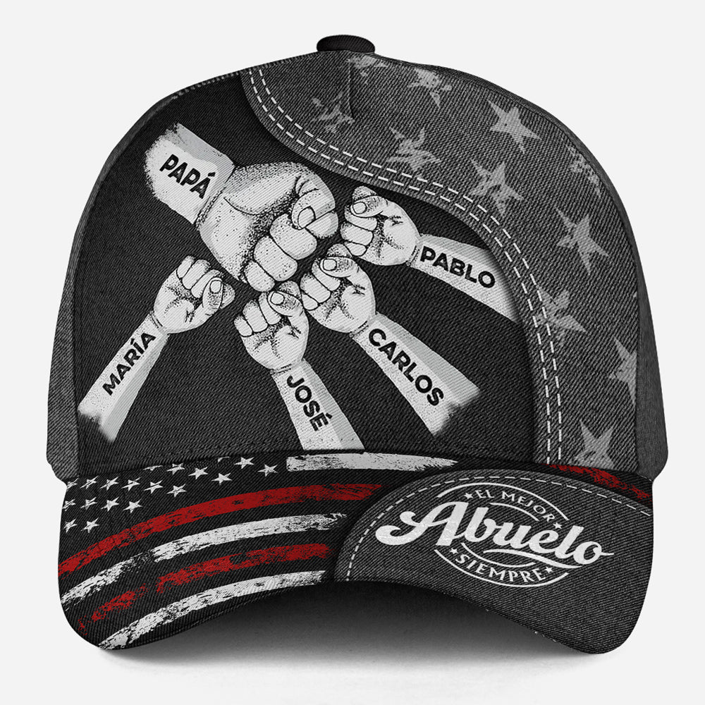 El Poder Del Abuelo Viene Del Amor - Gorra Clásica Personalizada