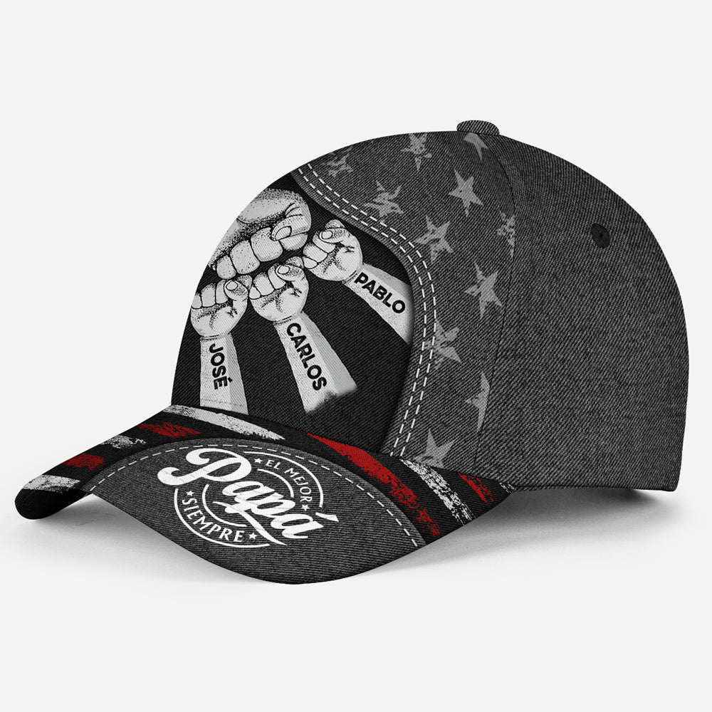 El Poder Del Abuelo Viene Del Amor - Gorra Clásica Personalizada - Image 6