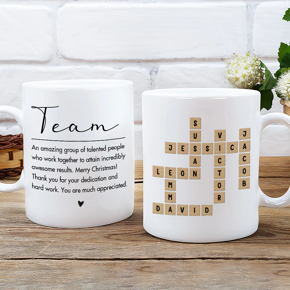 Employee 2025 Christmas Gift - Personalized Custom Coffee Mug - Image 4