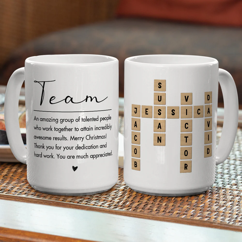 Employee 2025 Christmas Gift - Personalized Custom Coffee Mug - Image 5