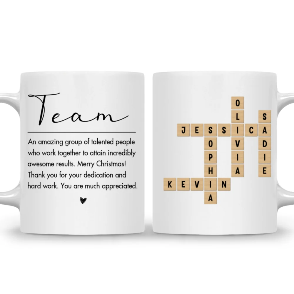 Employee 2025 Christmas Gift - Personalized Custom Coffee Mug - Image 8