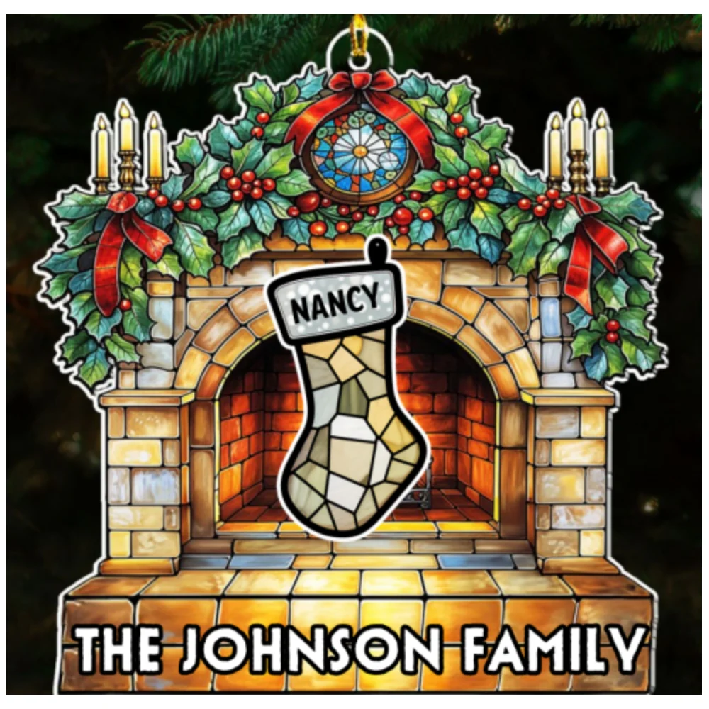 Enjoy Christmas Together Version 2 - Personalized Custom Acrylic Ornament - Image 5