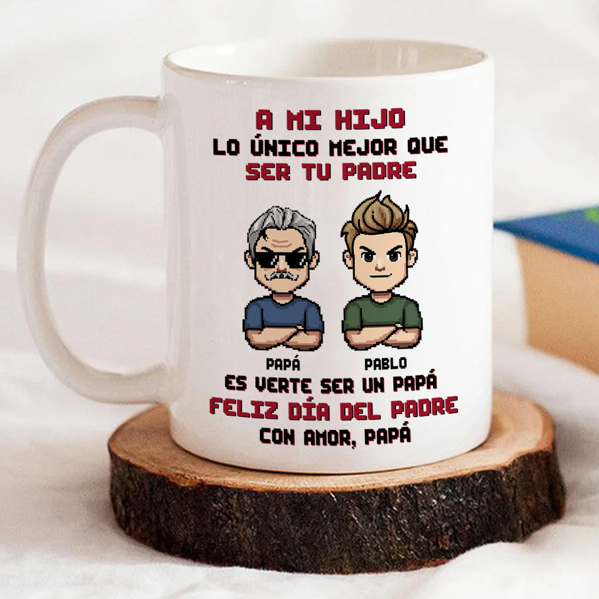 Eres Mi Orgullo Más Grande  - Taza Personalizada de Café - Image 2