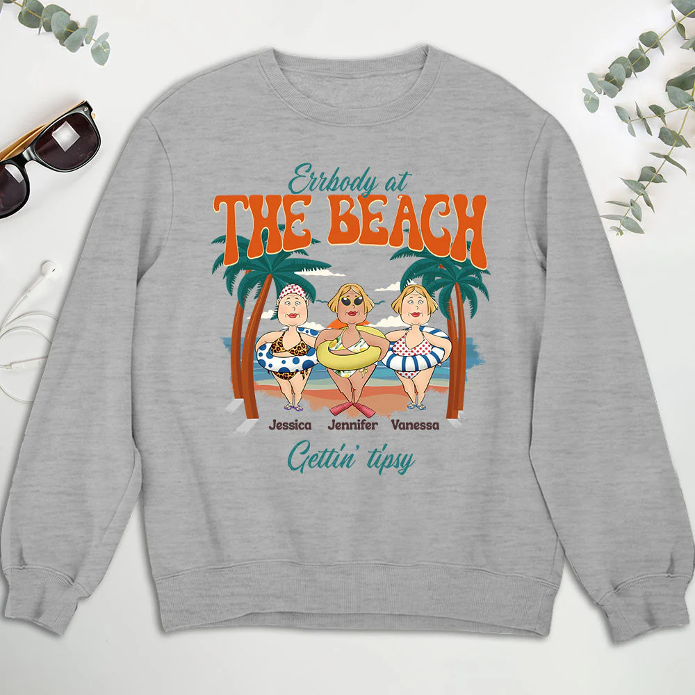 Errbody At The Beach - Personalized Custom Shirt - Image 5