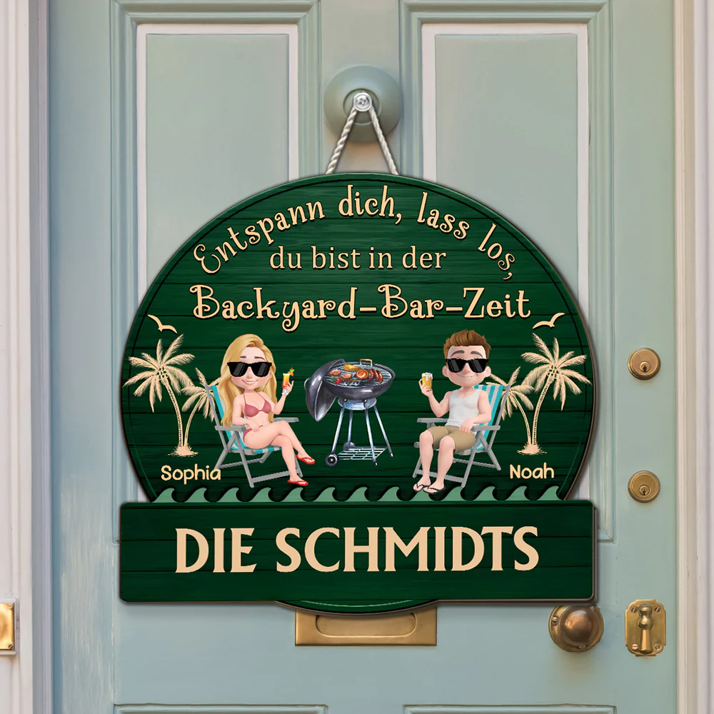 Es Ist Patio-Zeit β Personalisiertes Holzschild - Image 3