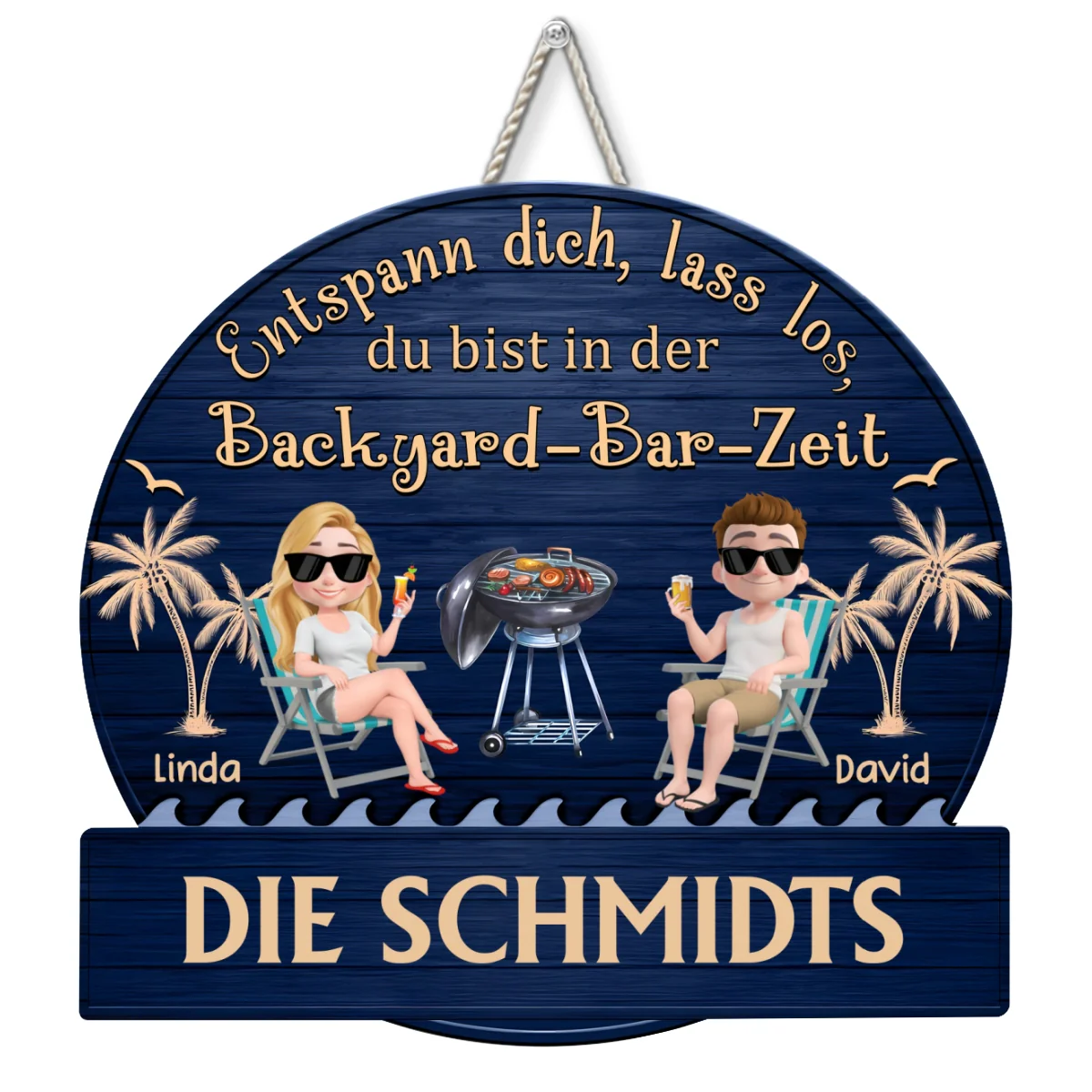 Es Ist Patio-Zeit β Personalisiertes Holzschild - Image 6