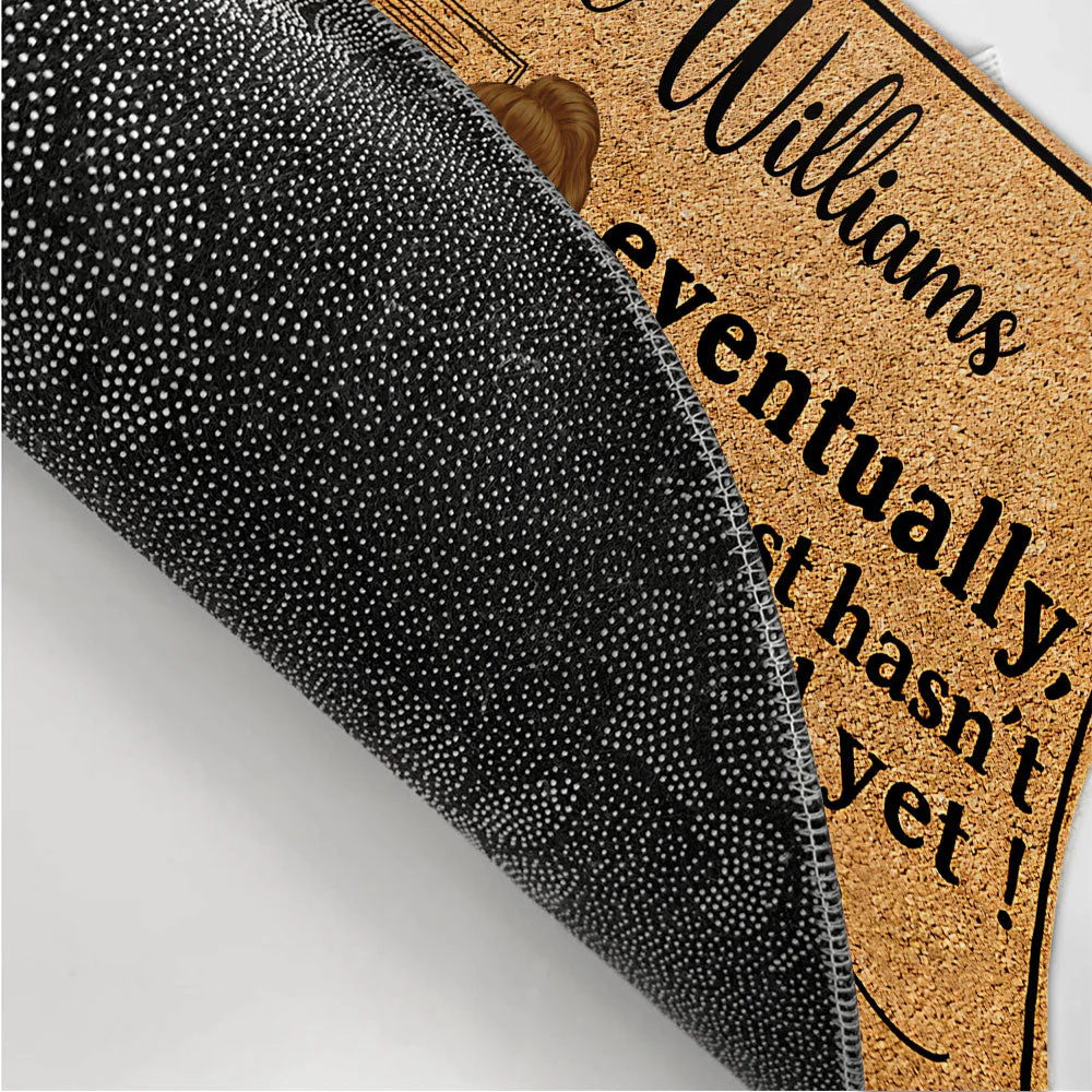 Eventually He Just - Personalized Custom Doormat - Image 5