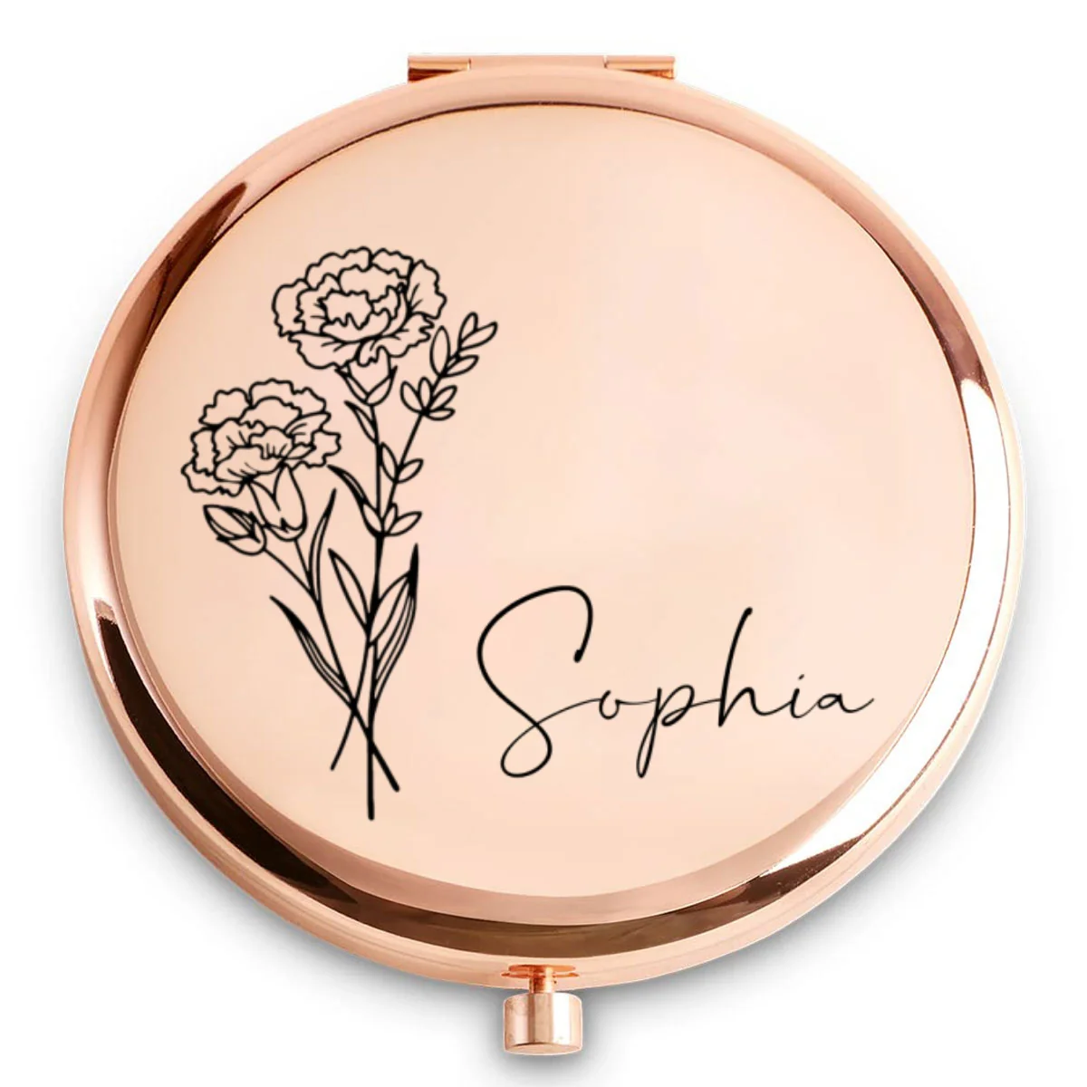 Every Best Friend Is A Special Flower - Personalized Custom Compact Mirror - Image 6
