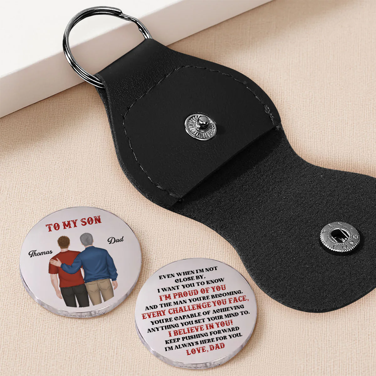 Every Challenge You Face - Personalized Custom Pocket Hug - Image 2