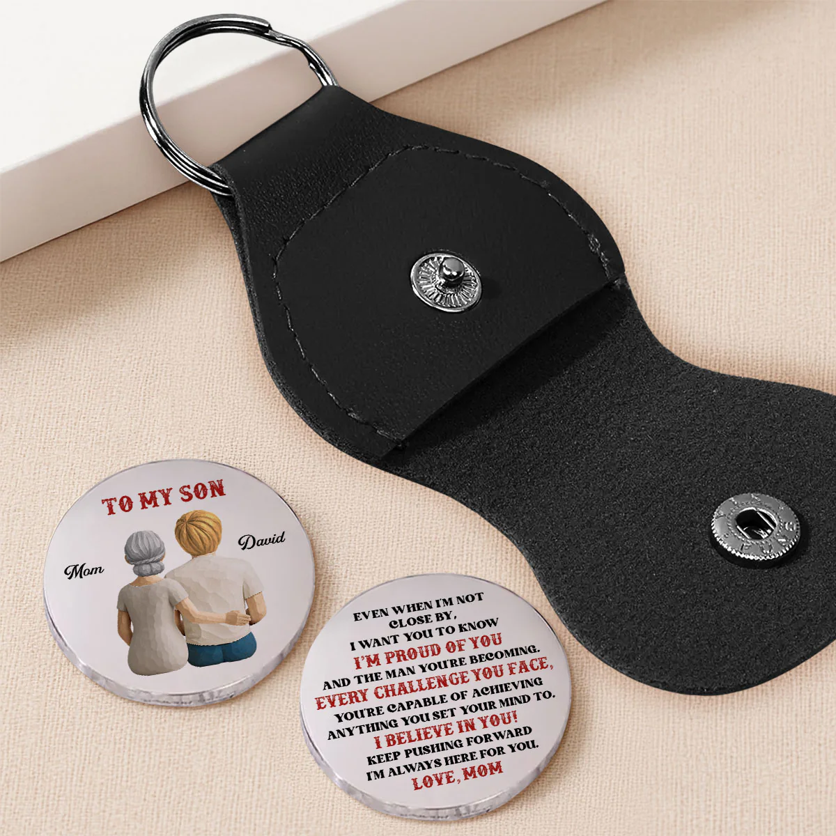 Every Challenge You Face - Personalized Custom Pocket Hug - Image 4