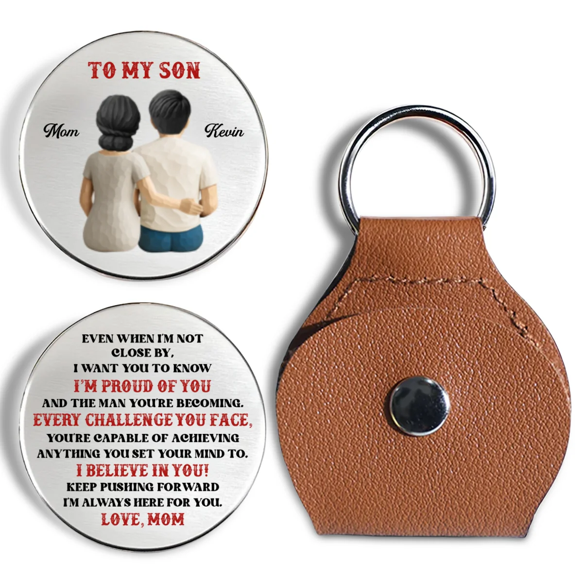 Every Challenge You Face - Personalized Custom Pocket Hug - Image 6