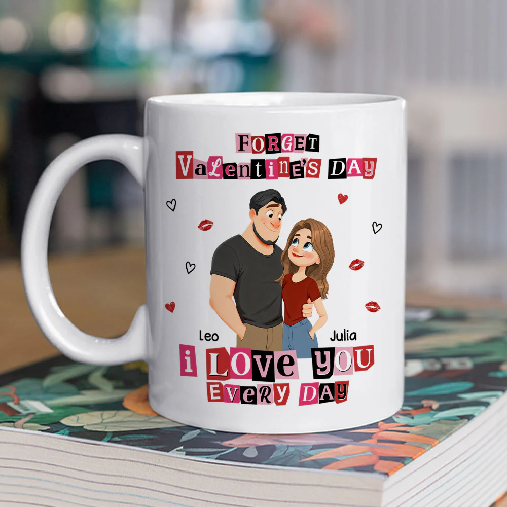 Every Day Love You - Personalized Custom Coffee Mug - Image 2