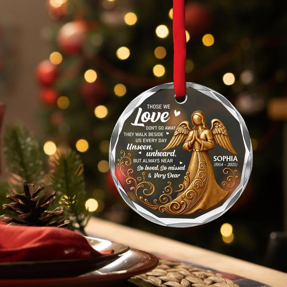 Every Day - Personalized Custom Glass Ornament - Image 3