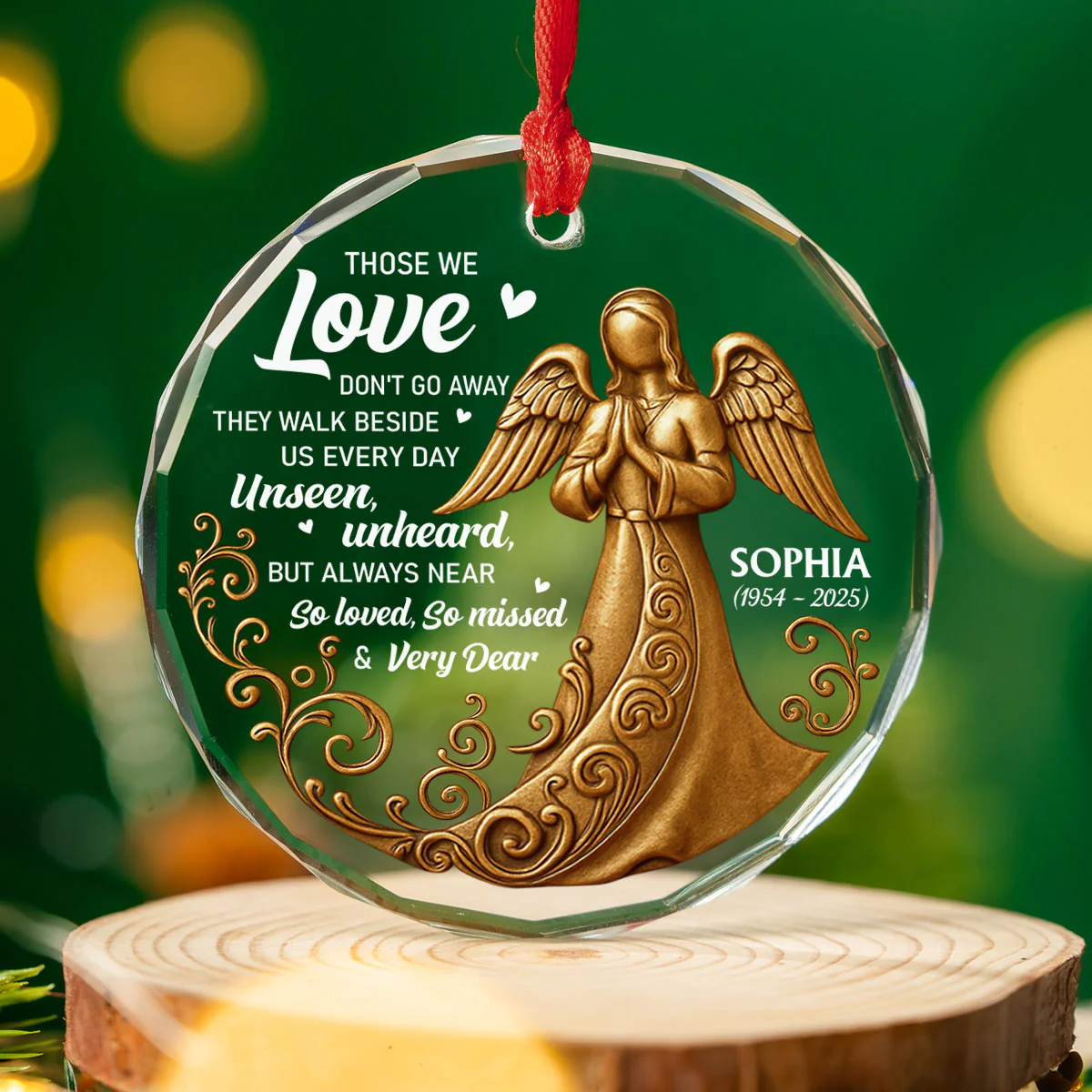 Every Day - Personalized Custom Glass Ornament - Image 4
