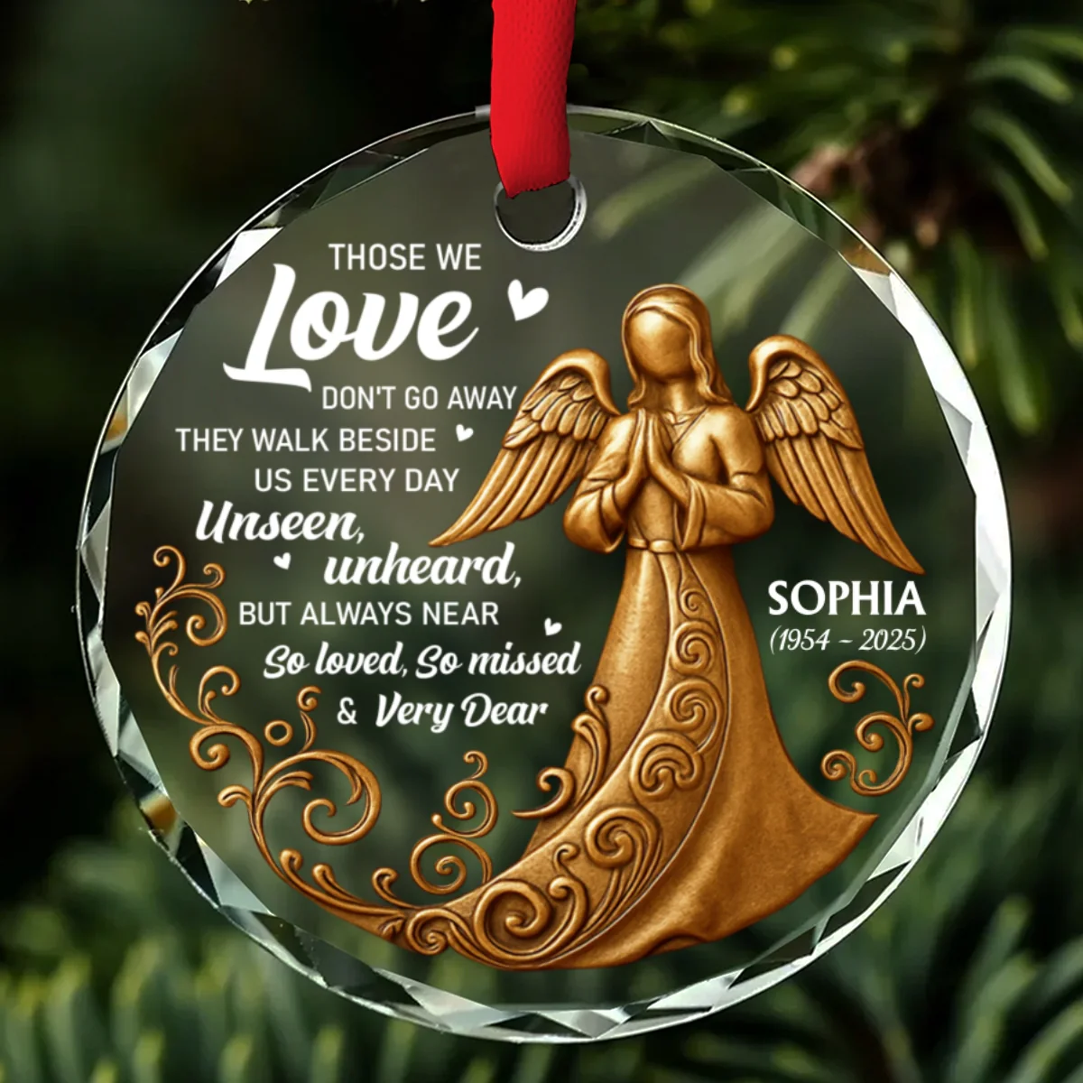 Every Day - Personalized Custom Glass Ornament - Image 6