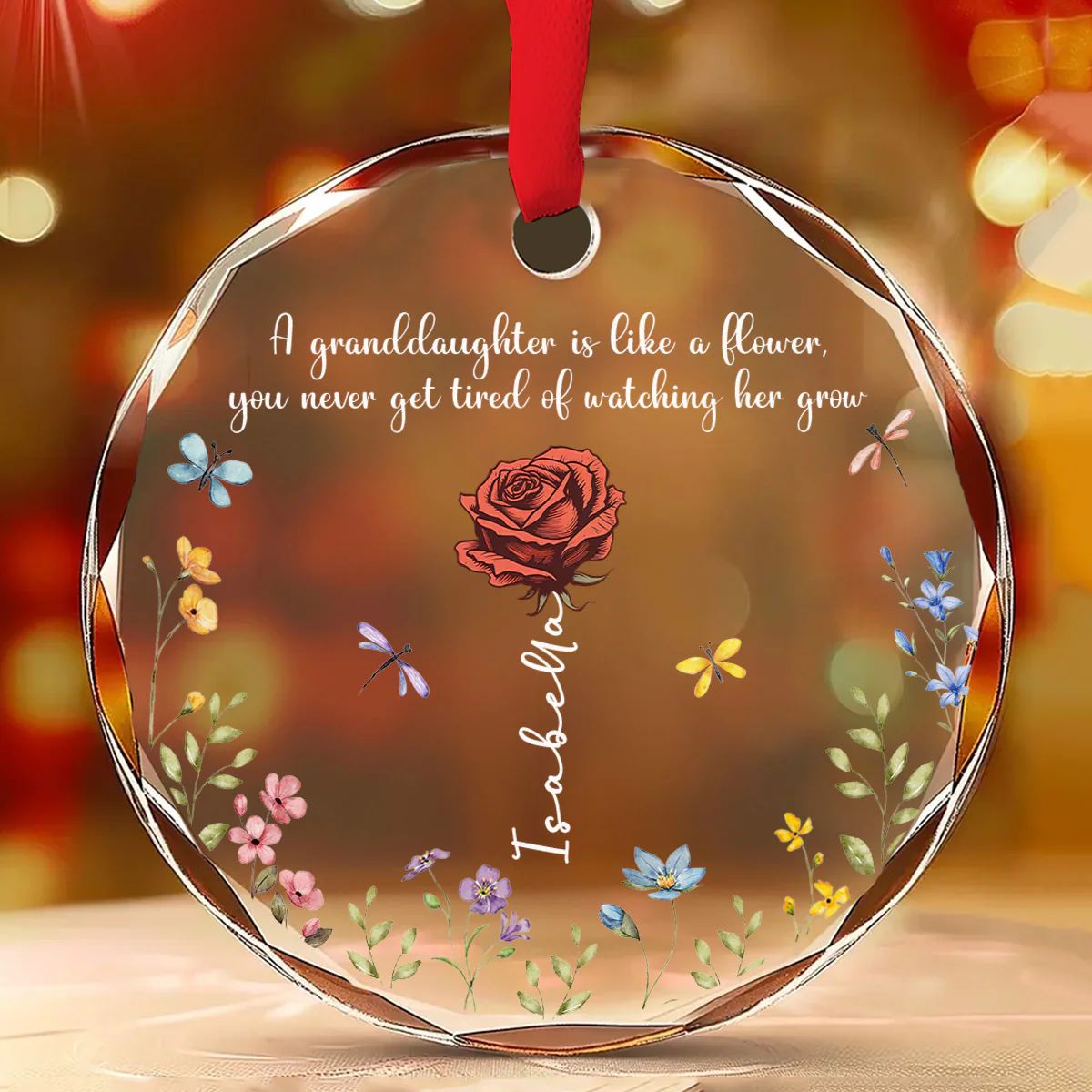Every House Needs A Grandmother In It - Personalized Custom Glass Ornament - Image 2