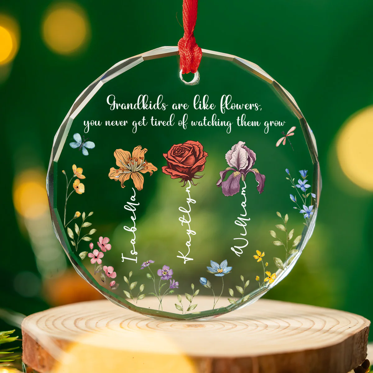Every House Needs A Grandmother In It - Personalized Custom Glass Ornament - Image 3