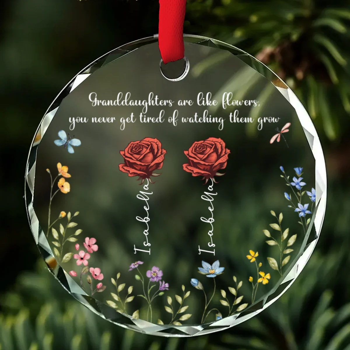 Every House Needs A Grandmother In It - Personalized Custom Glass Ornament - Image 7