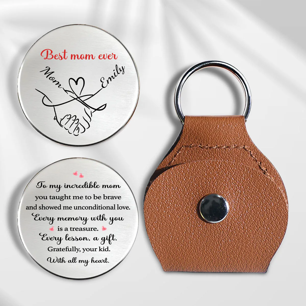 Every Memory With You Is A Treasure - Personalized Custom Pocket Hug