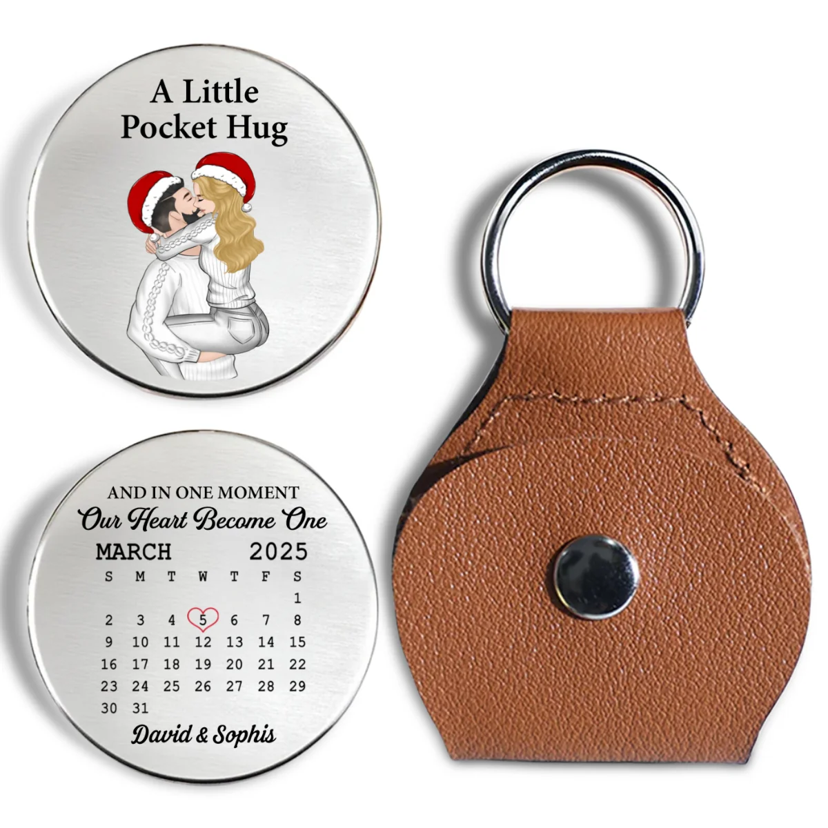 Every Moment Matters With You - Personalized Custom Pocket Hug - Image 6