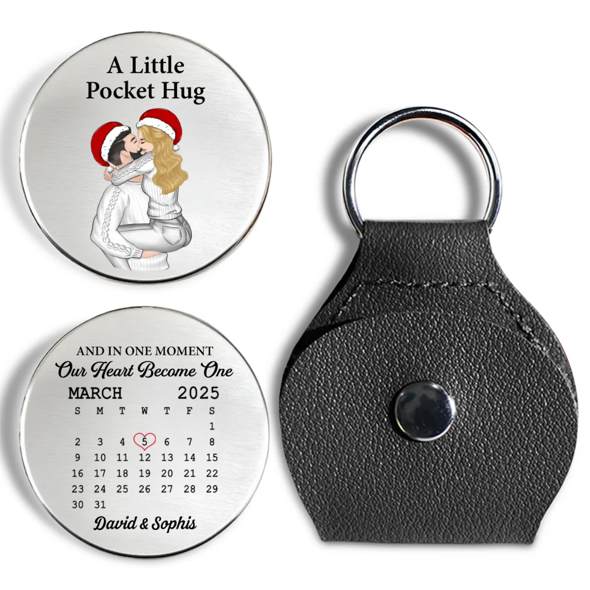 Every Moment Matters With You - Personalized Custom Pocket Hug - Image 7