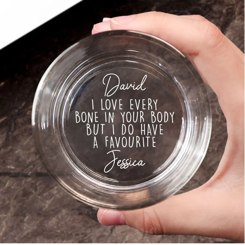 Every Part Of You Loved - Personalized Custom Engraved Whiskey Glass - Image 5