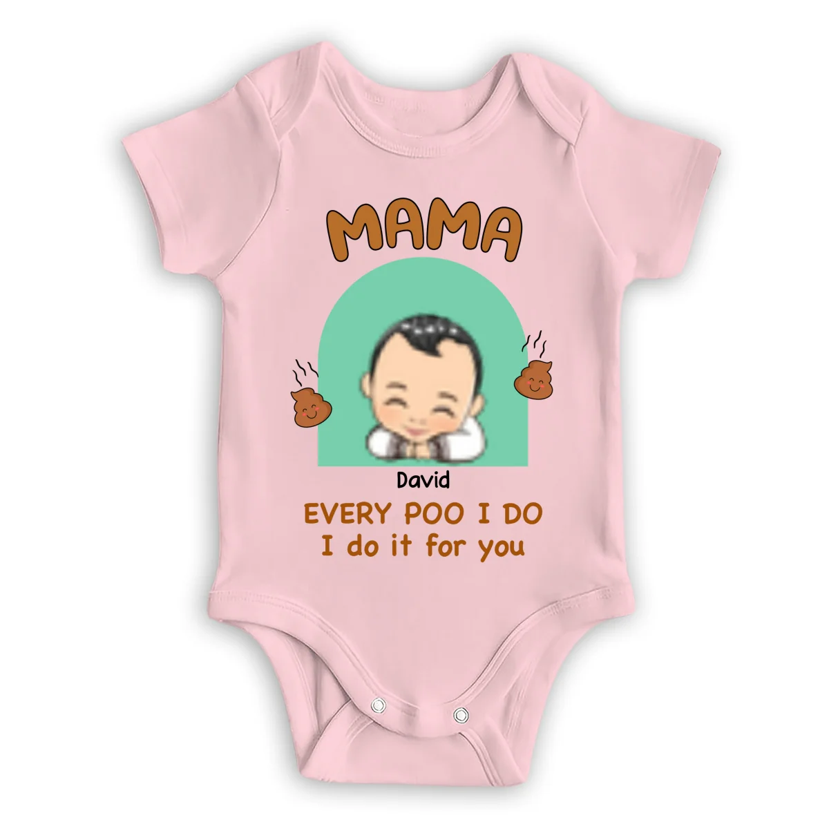 Every Poo I Do I Do It For You - Personalized Custom Baby Onesie - Image 9