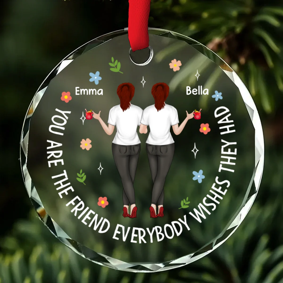 Everybody Wishes They Had - Personalized Custom Glass Ornament - Image 6