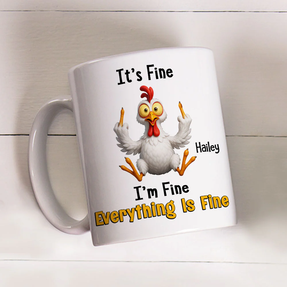 Everything Is Fire - Personalized Custom Coffee Mug - Image 2