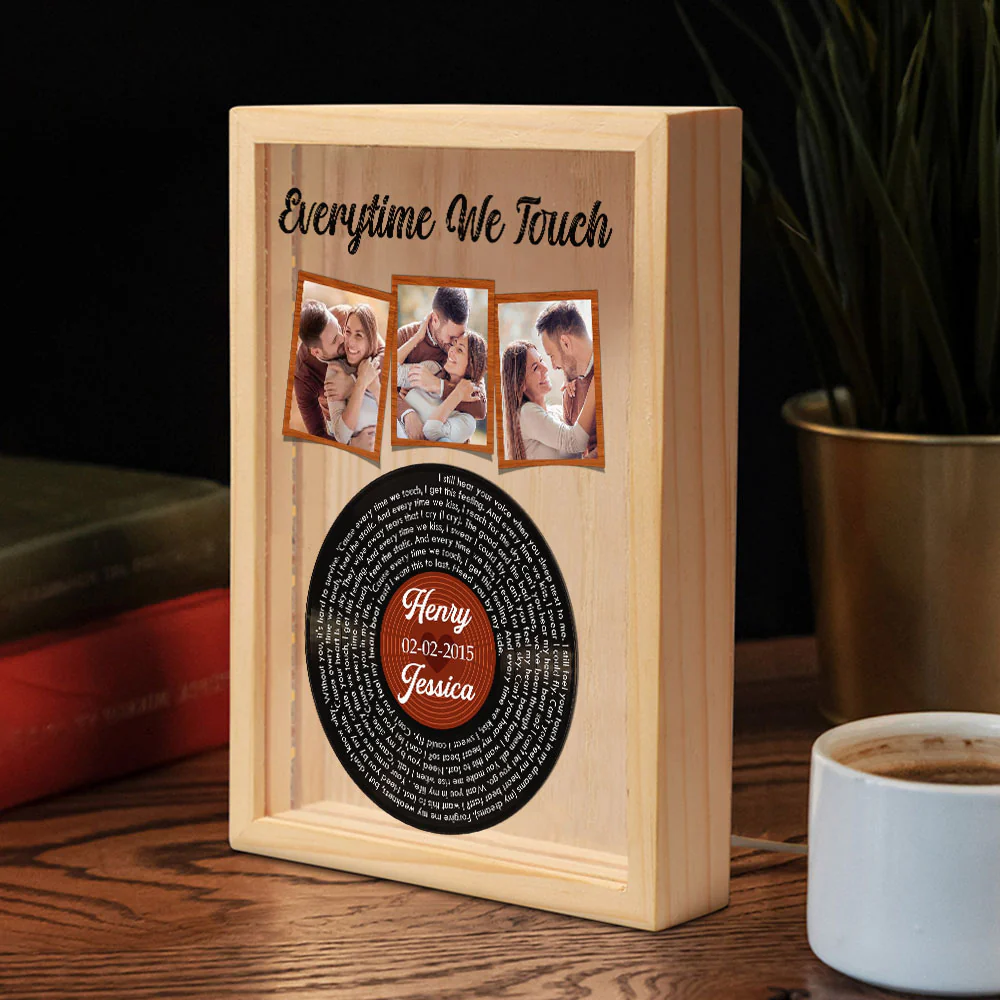 Everytime We Touch - Personalized Custom Frame Light Box - Image 4