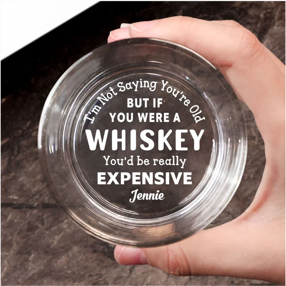 Expensive whiskey - Personalized Custom Engraved Whiskey Glass - Image 6