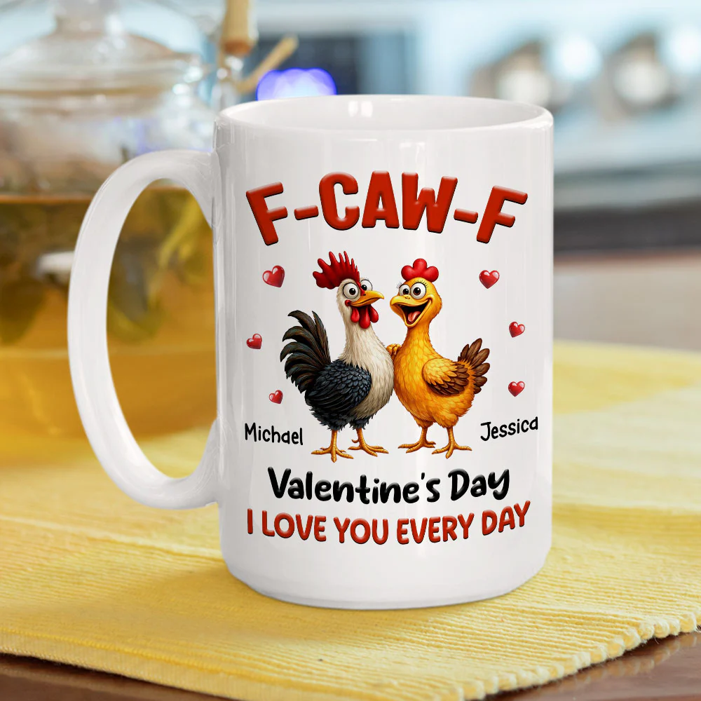 F-CAW-F Valentine Day - Personalized Custom Coffee Mug - Image 5