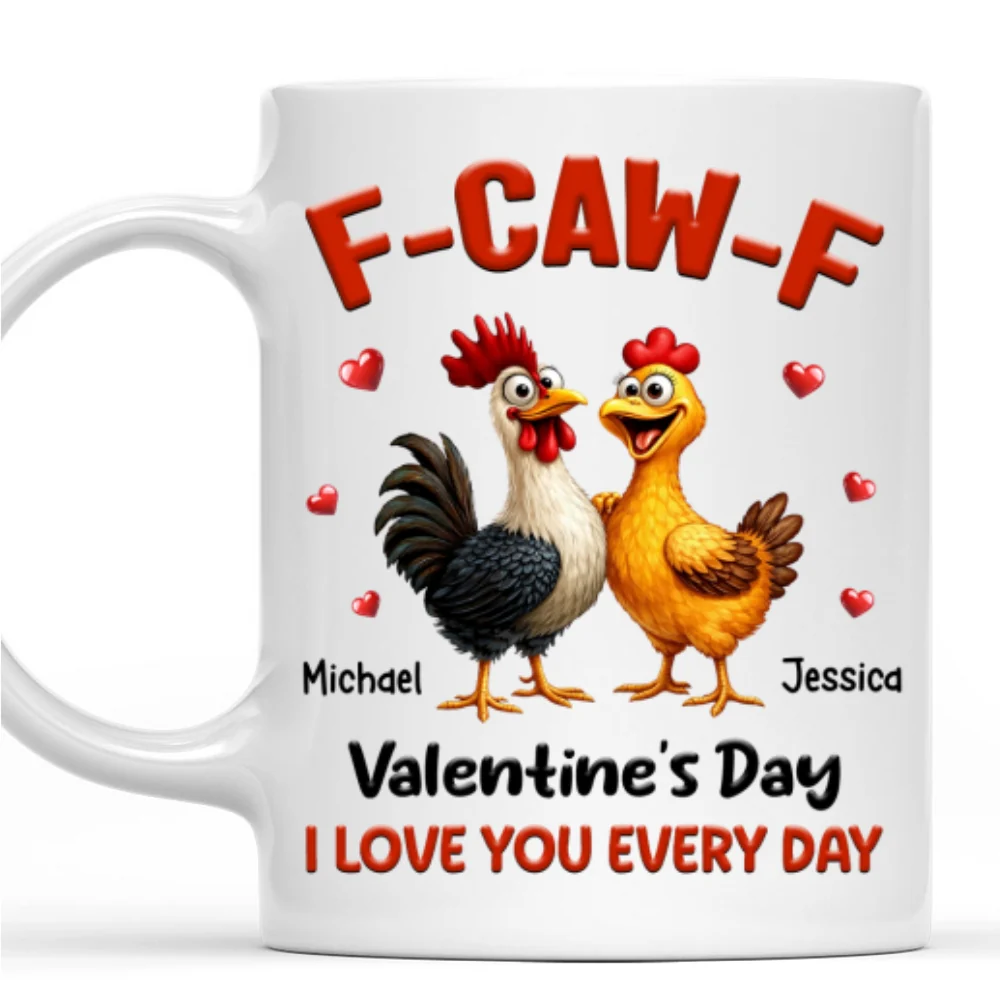 F-CAW-F Valentine Day - Personalized Custom Coffee Mug - Image 7