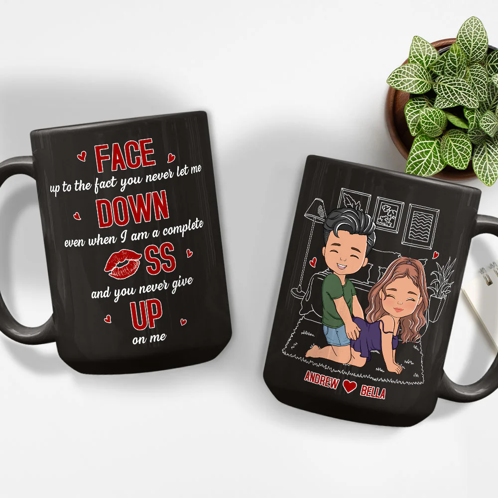 Face Up To - Personalized Custom Coffee Mug - Image 4